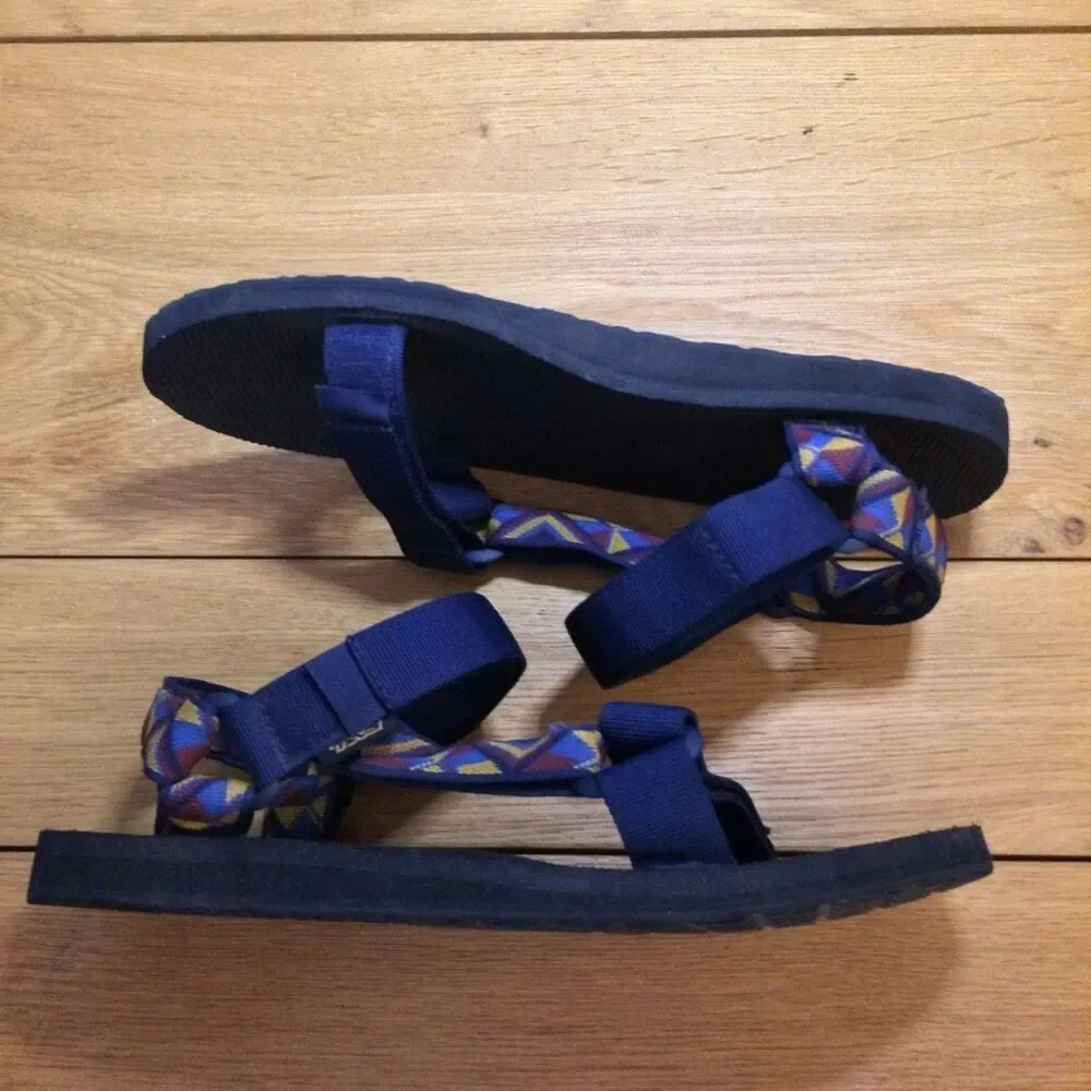 Teva Original Universal sandal blue geometric 